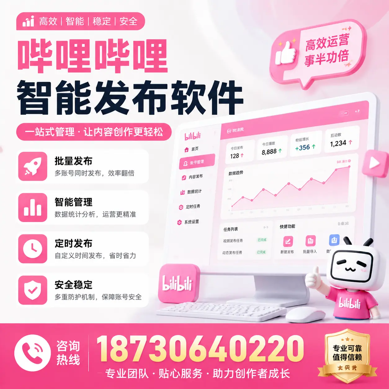 如何评估哔哩哔哩智能发布软件的ROI?铜仁 企业必读
